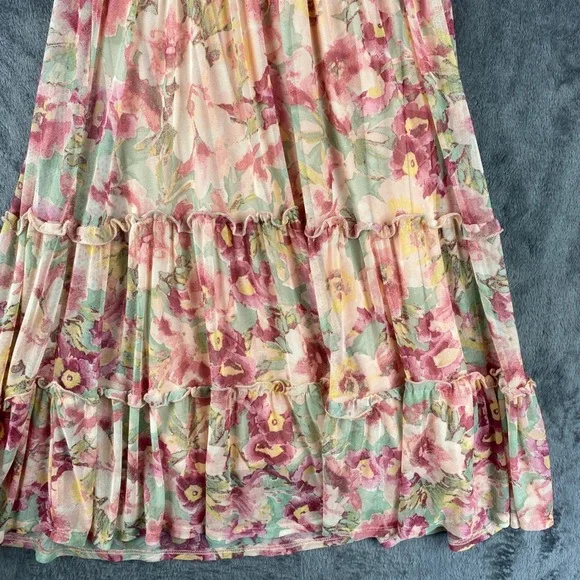 Kate & Lily Womens 12P Dress Cottage Core Floral Feminine Fairycore Smocked - Picture 9 of 9